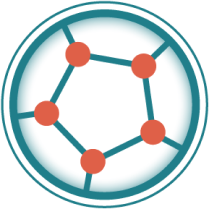 A graphic icon of a molecular structure, representing creatinine.